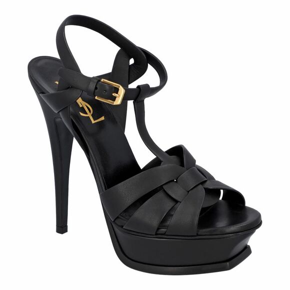 Saint Laurent Women black | black Sandals - Picture 1 of 8